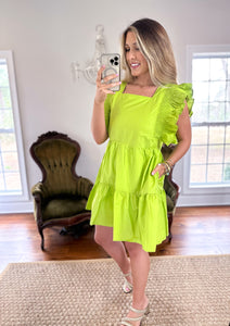 Hint of Lime Dress