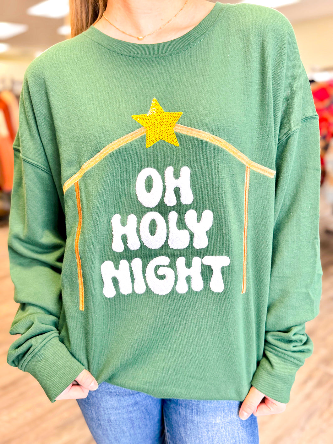 O Holy Night Crew Sweatshirt