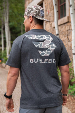 Burlebo Deer Camo Logo tee