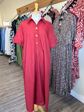 Solid Soul Dress-Brick