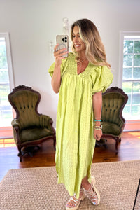 Slice of Lime Midi Dress