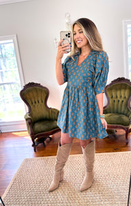 Beverly Print Dress