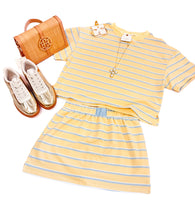 Sun Skort Set-Yellow/Blue