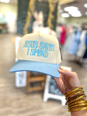 Jesus Saves I Spend Hat