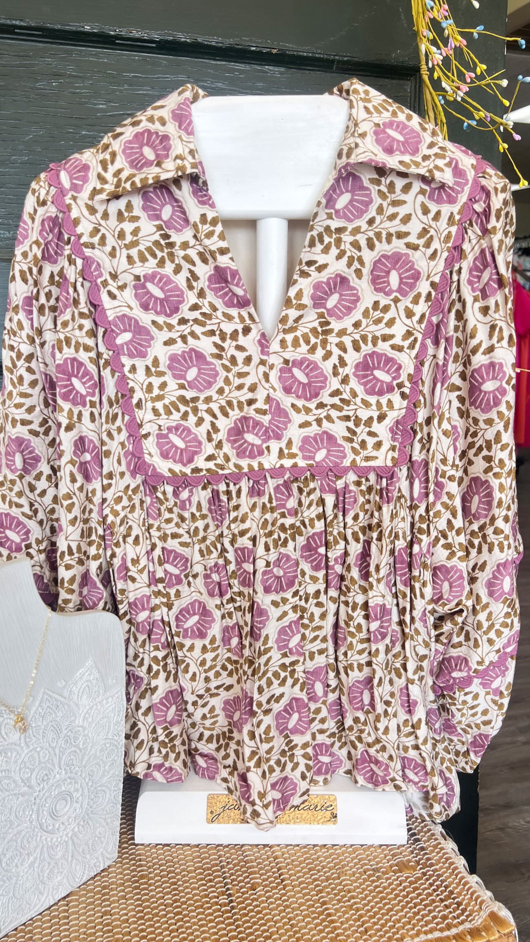 Vintage Florals Top