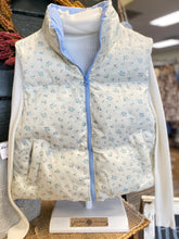 Ditsy Floral Puffer Vest