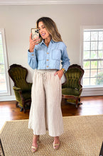 Gianna Chambray Top