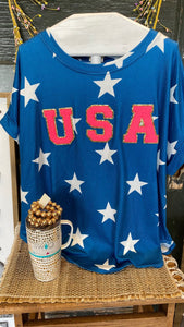 Star USA Patch Top