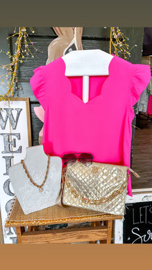 Scalloped Love Top