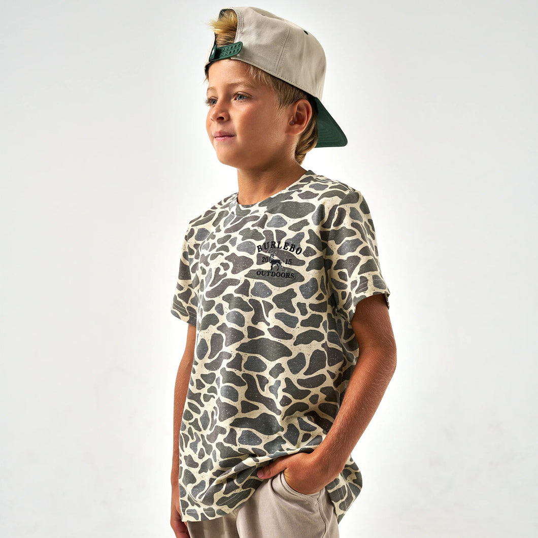 Youth Burlebo Classic Deer Camo Tee