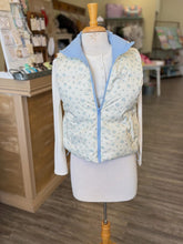 Ditsy Floral Puffer Vest