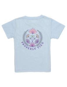 PROPERLY TIED GIRLS FLORAL TEE