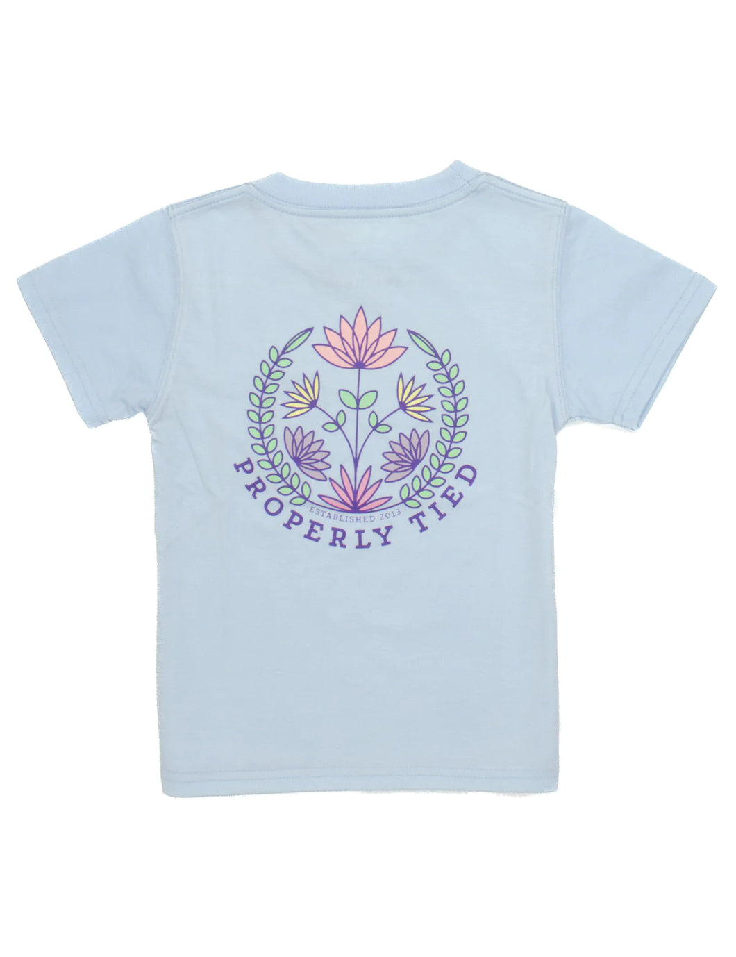 PROPERLY TIED GIRLS FLORAL TEE