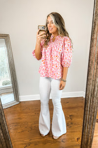 Sunny Print Top