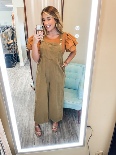 Macy Cropped Overall
