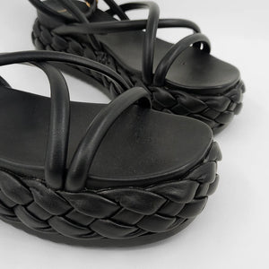 Lilith Platform Sandal Black- Shoes
